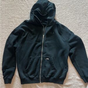 Young LA zip-up hoodie. Black - Large Men’s.